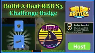 Build a Boat For Treasure (RB Battles Season 3 Challenge Badge)