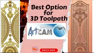 3D Toolpaths in Artcam 2008 & 2018 l Best option for toolpaths l Shojibcottage