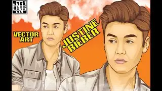 JUSTINE BIEBER TIME LAPSE | VECTOR ART
