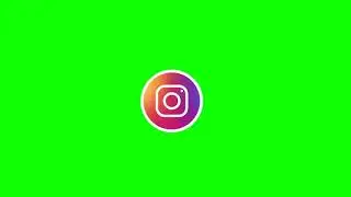 Instagram Logo Green Screen Animation  #G12