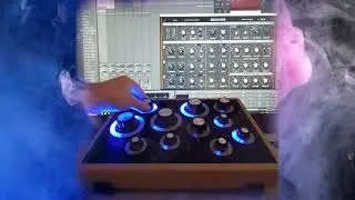 DIY MIDI CONTROLLER HuManiZer ROTARY EDITION SESSION JAM TEST WITH LEGEND VST SYNTH 