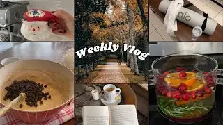 Cozy Slow Days🕯️: Baking Banana Bread, Winter Tea, Hot Yoga, Coffee, and Walks | A Relaxing Vlog