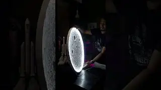 Diy Moon BackDrop for Ganpati Decoration 