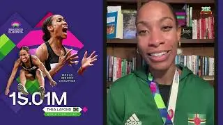 INTERVIEW WITH THEA LAFOND - 2024 WORLD ATHLETICS INDOOR WOMEN’S TRIPLE JUMP CHAMPION.