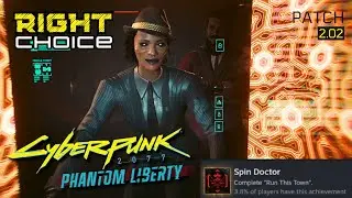 Choose Right Head of Dog City &  Get Achievment Unlock | Cyberpunk 2077 Phantom Liberty DLC