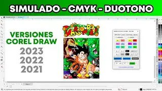 ✅✅ COMO HACER SIMULADO, CMYK, DUOTONO EN COREL DRAW 😎😎 | SERIGRAFIA FACIL 🚀🚀