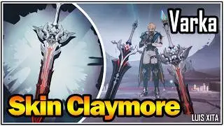 Aspecto de arma para VARKA 🌙〚 LUNA V NOD KRAI 〛Varka Free Weapon Skin GENSHIN IMPACT