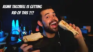 ASMR THE LAST TACOBELL QUESARITO EVER MUKBANG & EATING SOUNDS