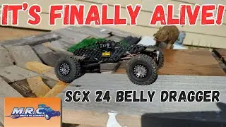 BELLY DRAGGER SCX24 IS UP AND RUNNING (FINALLY!!) EP#666