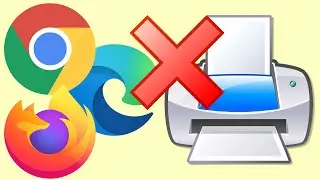 Chrome , firefox ve EDGE de Yazdırmayı devre dışı bırakın