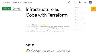 Infrastructure as Code with Terraform GSP750