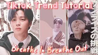 ✧˚꒰ breathe in breathe out tiktok video tutorial — capcut ˚ˑ༄ ·