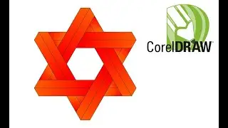Make Hexagon Star design in coreldraw in 2 minutes