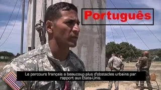 82nd Airborne Division & 2nd REP train together in Calvi (Portuguese)