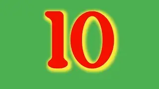 Timer 10 Seconds Countdown Green Screen ⏰ NO COPYRIGHT