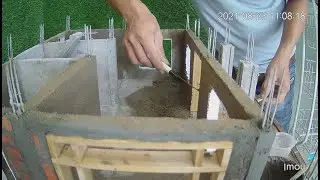 Pouring The 1 St Floor. How Build a House Mini World #7.