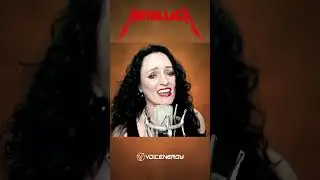 ENTER SANDMAN - Alessandra Scalabrin - METALLICA #shorts #reels #metal #coversong