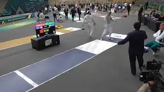 Budapest World Cup 2023 SMS - L16 - Mitchell Saron USA v Aron Szilagyi HUN