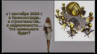 Новые законы в Калининграде.Строительный бизнес