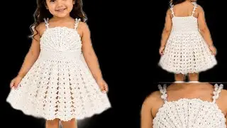 न्यू फ्रॉक crochet फ्रॉक (part1)Latest New design baby frock in 2024by ||allhometips ||
