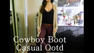 Cowboy Boot Ootd| Fashion Friday| Doradrummer