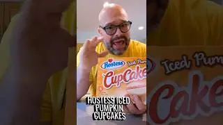 Pumpkin Spice Madness! First Taste of Hostess' NEW Iced Pumpkin Spice Cupcakes 🍂🎃