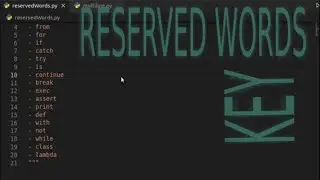 Become Proficient In Python Programming JT Devs | Reserved Words