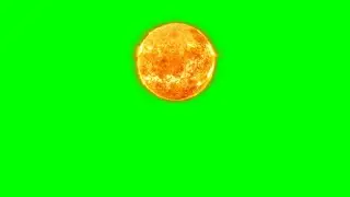 Green screen effct sun real