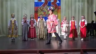 Детская фольклорная студия "Жар-птица" песня "Заинька"