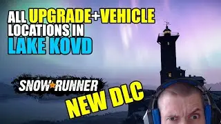 Snowrunner: All upgrade + vehicle locations in Lake Covd (New DLC Search and Recover)