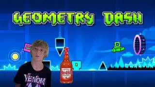 Everytime i die in the new daily level i eat hot sauce (BAD IDEA) Geometry-Dash
