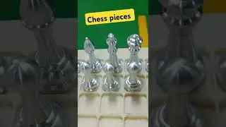 chess pieces on cnc machine 