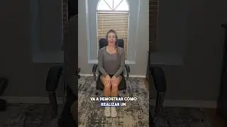 Estiramiento de Rotación Torácica Sentado con una Barra de Hombro con la Dra. Shelby Green