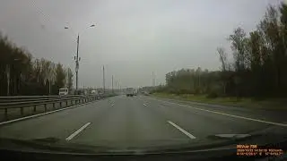 Загорелась машина, трасса Чехов москва