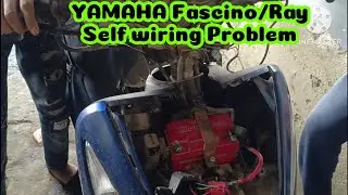 Yamaha Fascino/Alpha/Ray Scooty Self start wiring /starting problem solved. Self relay/cutout.