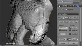 Animated creature in Castle Game Engine with normalmaps baked from Blender Sculpt