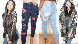 HAUL | DECEMBER TRY ON HAUL • ROMWE.COM, MISSGUIDED & PUMA + PERFECT FIT JEANS FOR SLIM GIRLS!