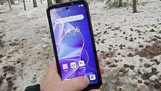 Blackview BL9000 pro под ливнем и градом.