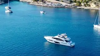 24 hours aboard a Princess F70 motor yacht