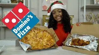 PIzza & Wings Mukbang - Vlogmas Day 21 | LexiVee03