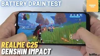 Realme C25 Genshin Impact Gaming test | Helio G70, 4GB RAM
