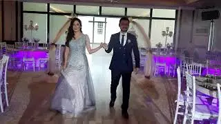 Muhteşem nişan girişi