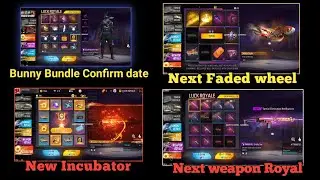 White 444 Bunny Bundle Confirm date 🔥 || Next incubator | New weapon Royal | Next Faded wheel