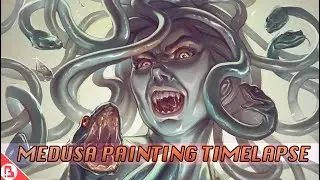 Medusa Painting Process Timelapse