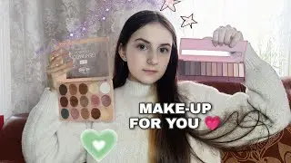 MAKE-UP FOR YOU 💗😇|Сочетание нежных цветов и яркой помады|Проверяем лайфхак 😱