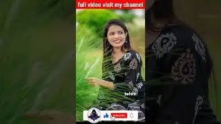 30 second photo Editing Tutorial 🔥
