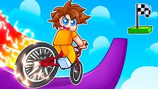 Going 9,571,263 MPH in Roblox Bike Obby!