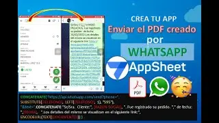 Enviar Archivos PDF y de IMAGEN por WhatsApp desde AppSheet. Crea Apps a partir de Google Sheets.