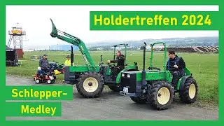 Schlepper-Medley | Ausfahrt, Abfahrt & Verladen | Holdertreffen 2024 | Flugplatz Schameder