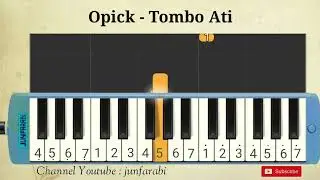 Opick | Tombo Ati | not pianika tutorial